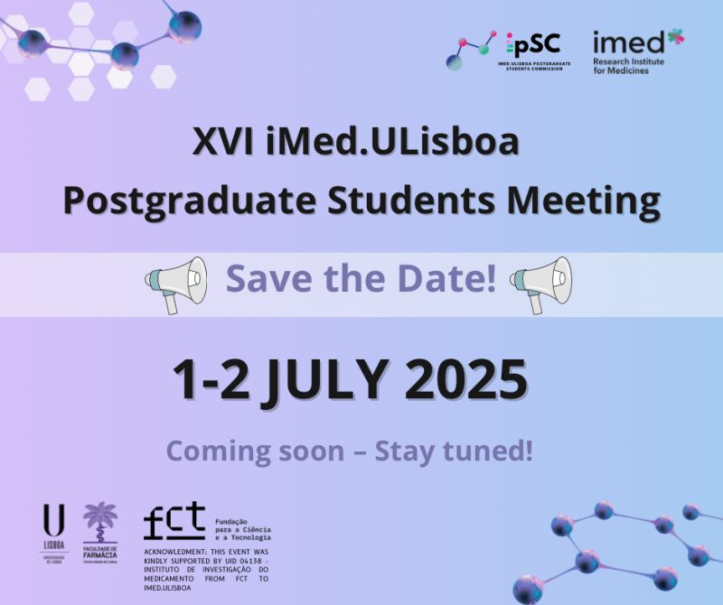 XVI IMed.ULisboa Postgraduate Students Meeting